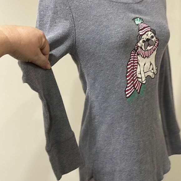 NWOT Old Navy Winter Pug Top. Size S small 4/6 - Picture 4 of 7